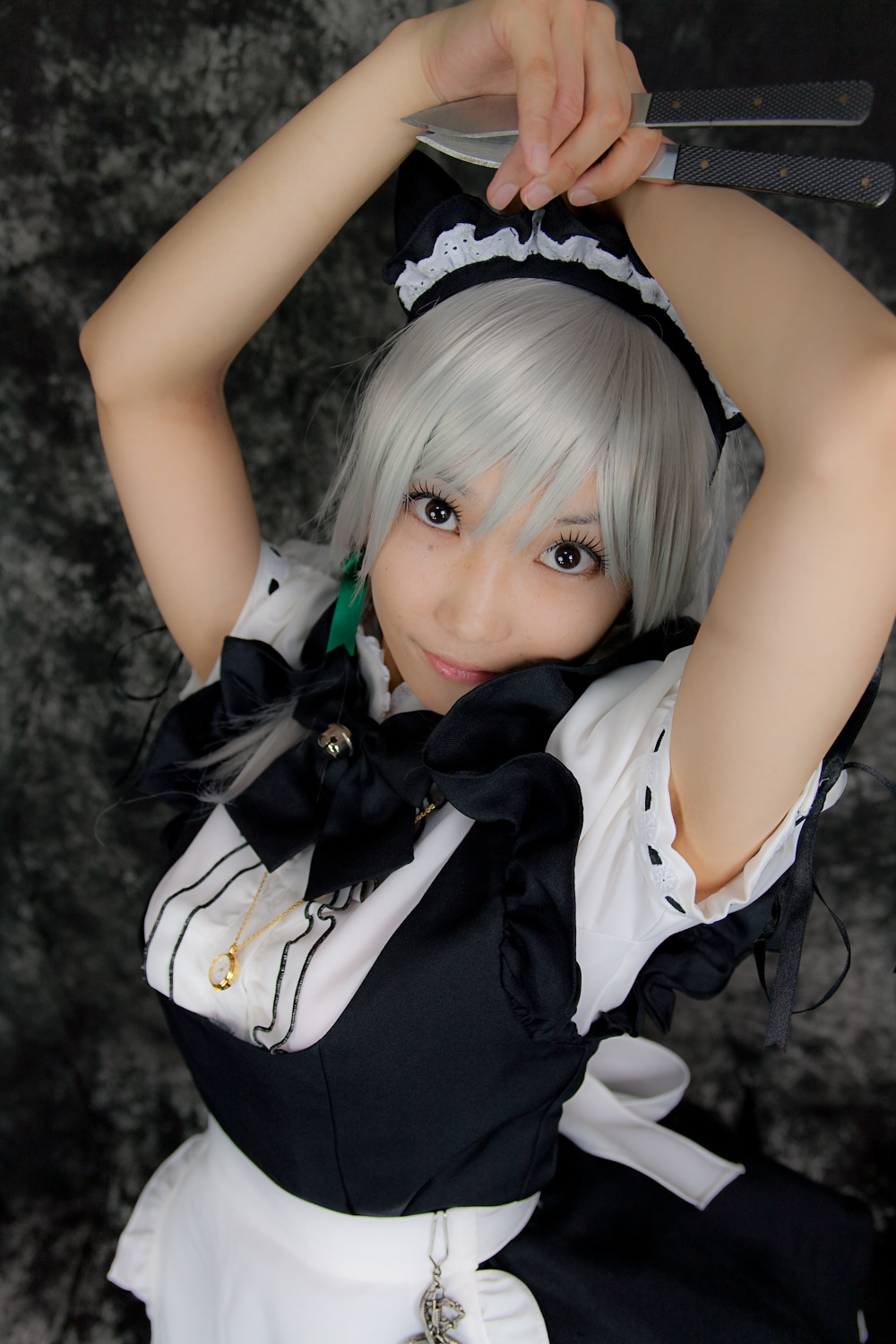 Cosplay maid as a beauty C77 Sakuya izayoi (2)